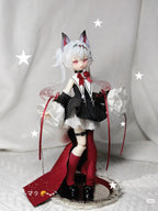 6Pcs Lunar Lore Miao Cat 16.2cm/6.3In Bjd Dressable Lovely Action Figures Gift