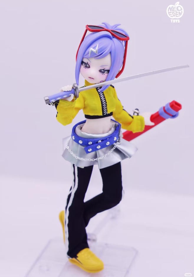 Eve Lynna Double-Faced Killer 18cm/7In Confirmed Bjd Dressable Action Figure