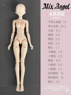 6Pcs Mix Angel 25.5cm/10In Bjd Lovely Girls 1/6th Dressable Action Figures Gift