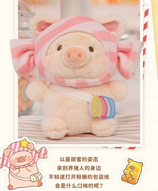 Toyzero Lulu The Piggy Candy Head Cover 11.5cm/4.5In Plush Pendant