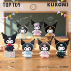 TOP TOY KUROMI School Life Plush Pendant Series Blind Box Figure Toy