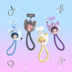 POP MART aespa Fluffy Club Series Phone Lanyard3.35*8.66inches Authentic Hot Toy
