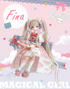 Magical Girl Nyako Special Secret Bjd 8.6in Dressable Cute Action Figure Gift
