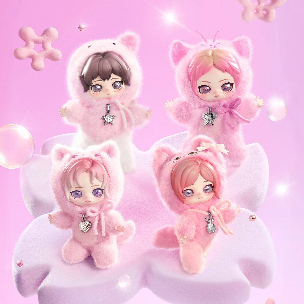 POP MART aespa Fluffy Club Series Vinyl Plush Doll Pendant - US FAST SHIPPING
