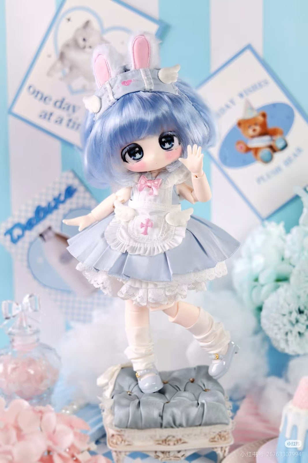 Sweet Velvet Window Display Sea Salt Cheese 10.2In Bjd Dressable Action Figure