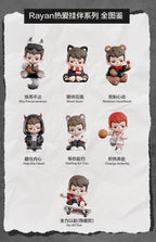 Authentic TNTSPACE Rayan Love Series Pendant Blind box Confirmed Figure Toy Gift