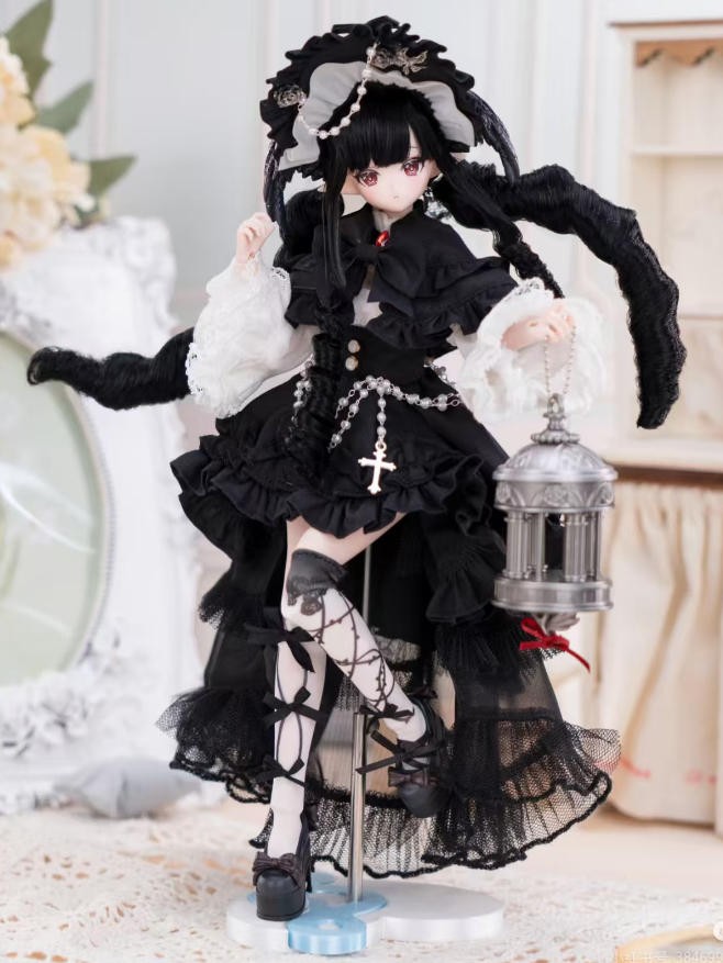 Come4Free Corvus Corax Seleina Rare Feather Fog Poem 22cm/8.6In Bjd Dressable