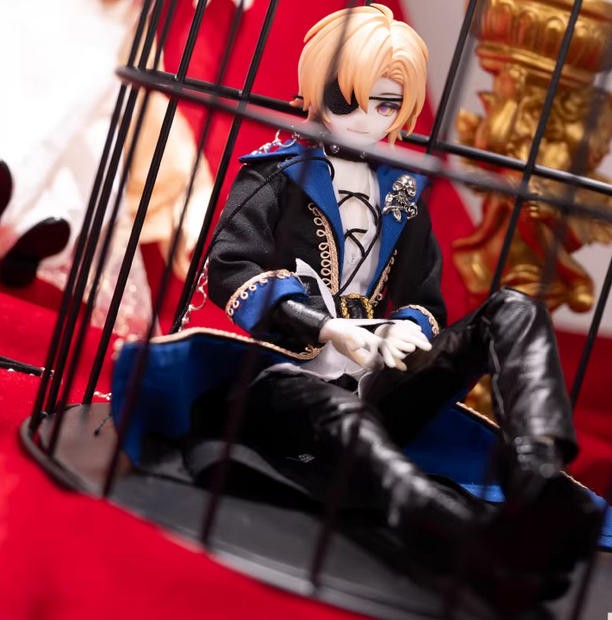 Eternal Night Scar Pirate 21.5cm/8.4In Bjd Dressable Action Figure Gift In Stock