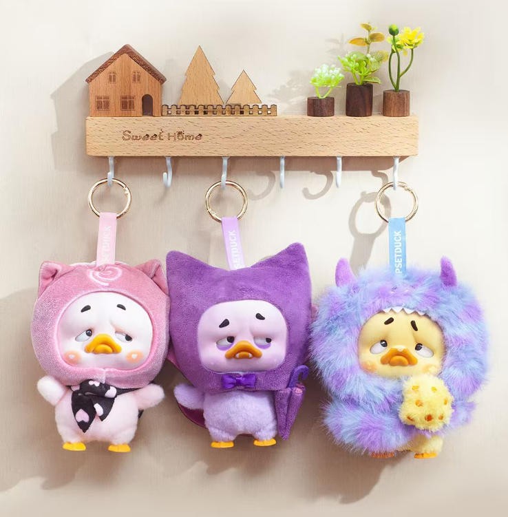 Upsetduck Sadness Thief Duck Colorful Player Duck 15cm/5.9In Plush Pendant Gift