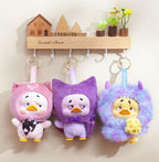 Upsetduck Gloom Absorber Duck Colorful Player Duck 15cm/5.9In Plush Pendant Gift