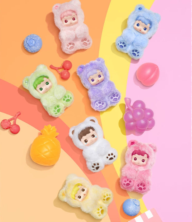 HACIPUPU GUMMY BEAR SERIES-VINYL PLUSH PENDANT BLIND BOX HOT TOY GIFT