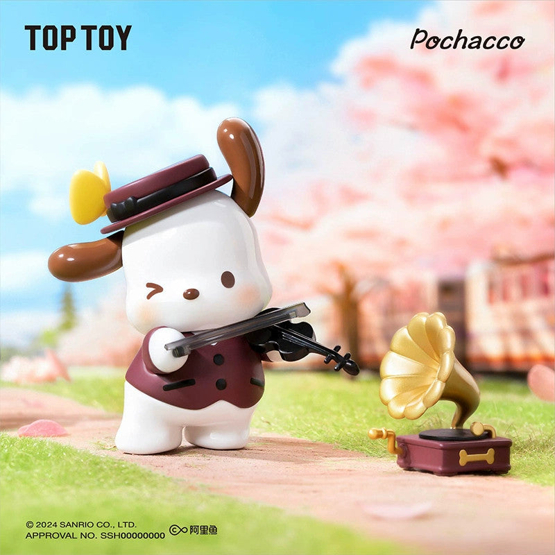 TOPTOY Sanrio Pochacco Vintage Time Train Series Blind Box Authentic Hot Toy
