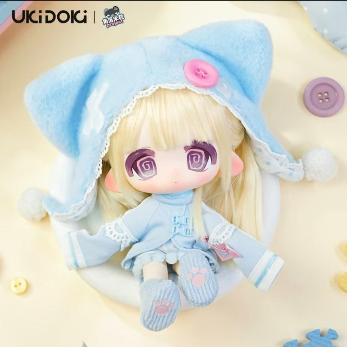 Uki Doki Kiki Ollie Mini Mili Project 18cm/7In Lovely Bjd Action Figure Gift