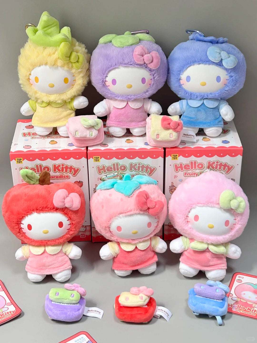 TopToy Hello Kitty Fruity Paradise Plush Series Toys Confirmed Blind Box Figure