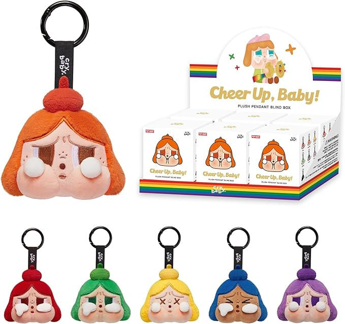 Authentic Crybaby Cheer Up, Baby! Series Plush Pendant Blind Box Figures Toy