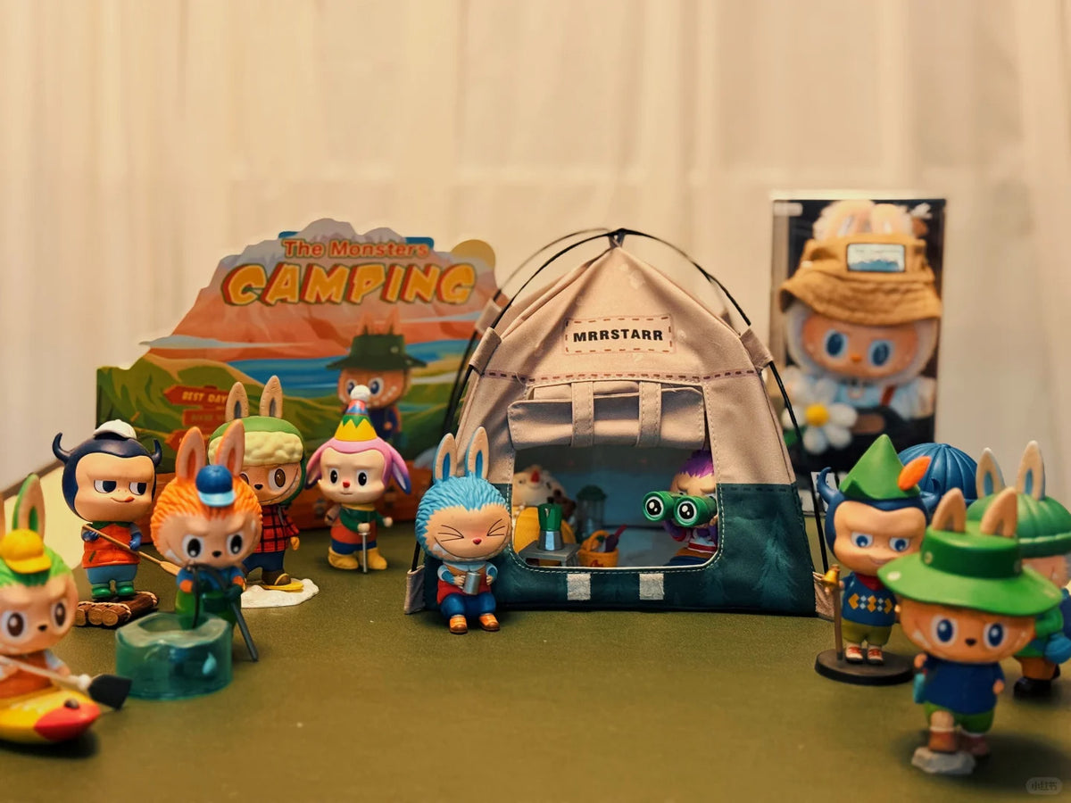 POP MART THE MONSTERS LABUBU Camping Series Figure Authentic