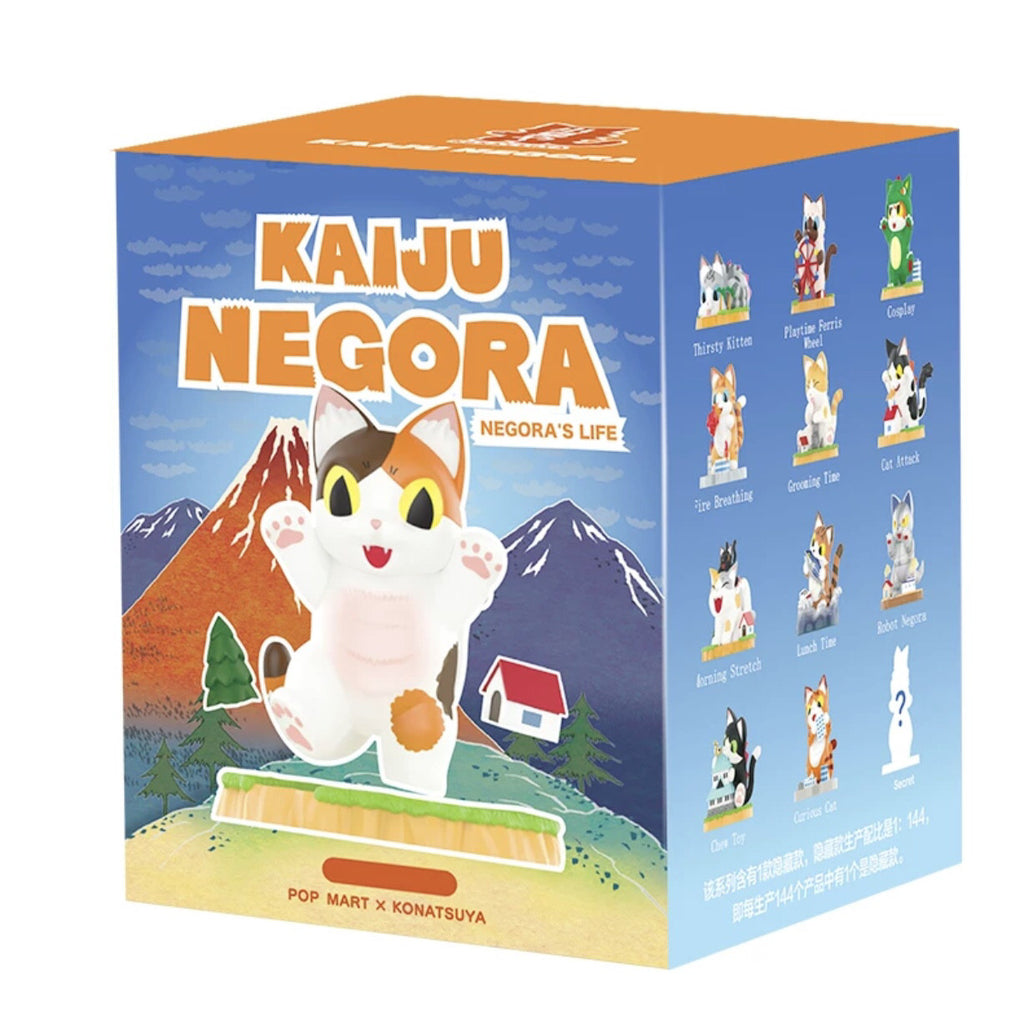 Authentic X Konatsuya Konatsu Kaiju Negora Cat Series Confirmed Blind Box Figure