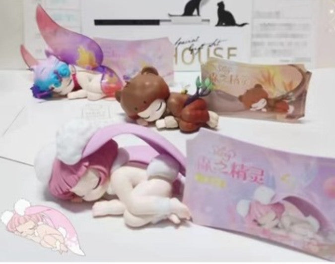 52TOYS Sleep Forest Elves Fairy Girl Series Confirmed Blind Box Figure Toys Gift
