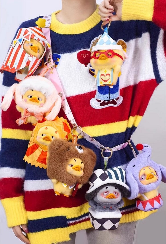 6Pcs Pocket Upsetduck Crazy Circus Duck 5.9in Action Figures Plush Pendant Gift