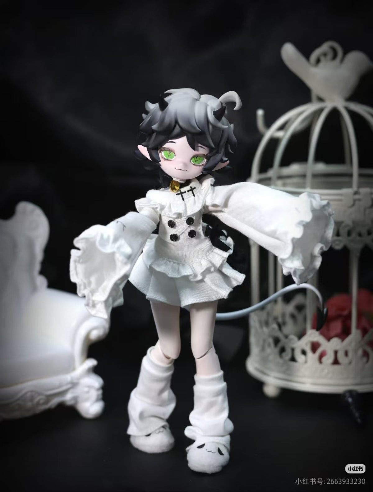 Sloth Special Cooze Devil's Born 8.2In Bjd Limited Dressable Hang Card Dressable