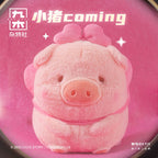 Lulu The Piggy Pink Life Lulu with Bowknot Lovely Plush Pendant Gift