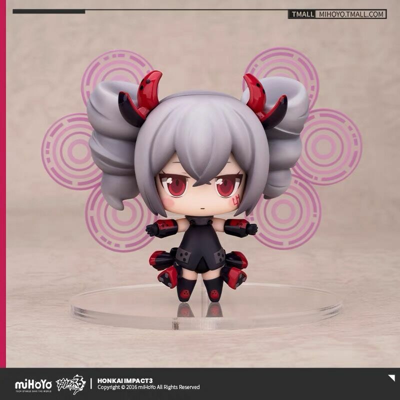 MmiHoYo Bronya Zaych Q Doll Action Figures Original Statue Model Anime Kit Stock