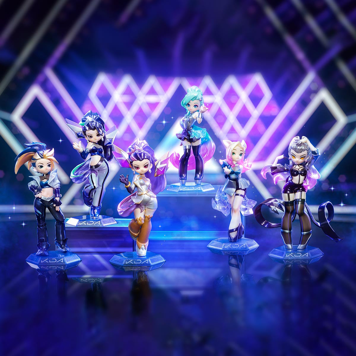 POP MART LOL K/DA ALL OUT Series Blind Box Figure Toys New Gift New202