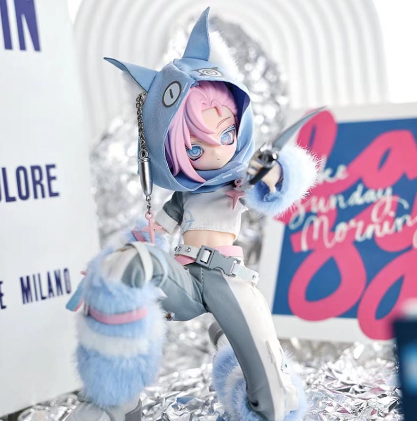 Nugaia Wolf Code Name X Animal Series Cute Dressable Action Figure Official Gift