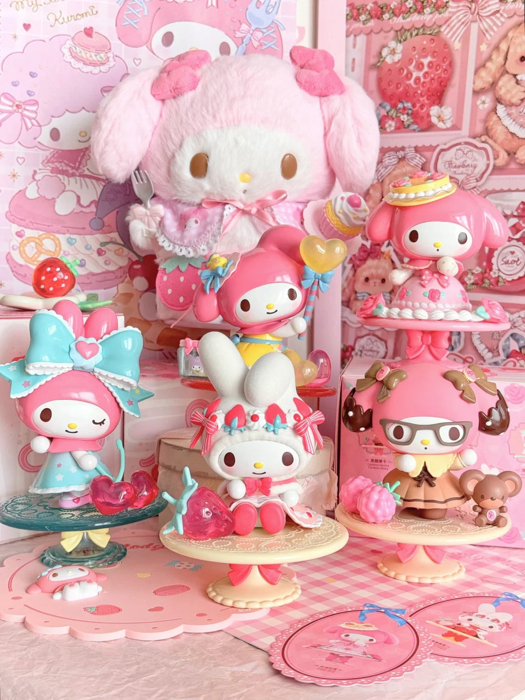Miniso My Melody's Afternoon Tea Series Blind Box Confirmed Figure Hot Toy Gift