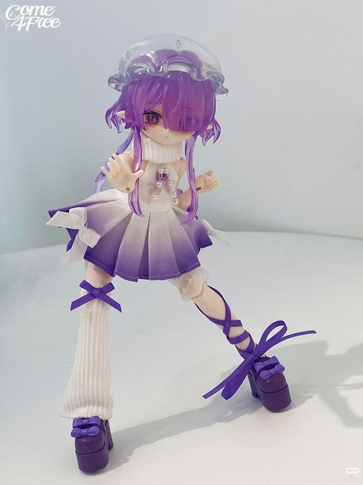 Come4Free Jellyfish La Weiya Sea Gems 15.8cm/6.2In Bjd Dressable Action Figure