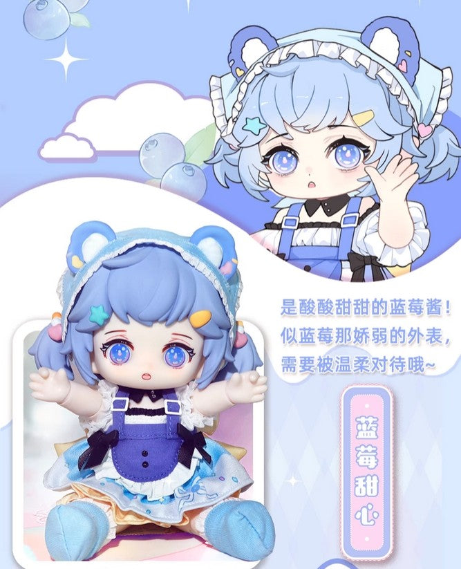 Hani Blueberry Sweetheart Sweet Afternoon Tea 7.8In Bjd Dressable Action Figure