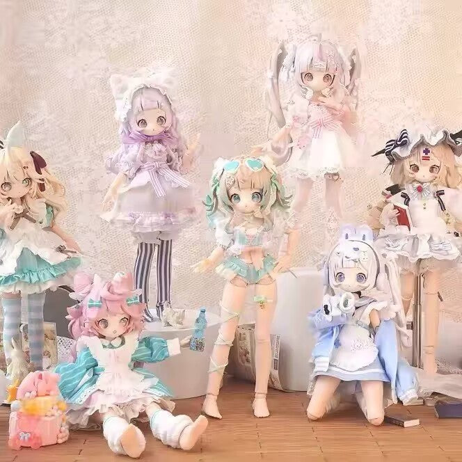 Sugary Girls Series Mjd Bjd Doll Action Figure Designer Toy 16cm
