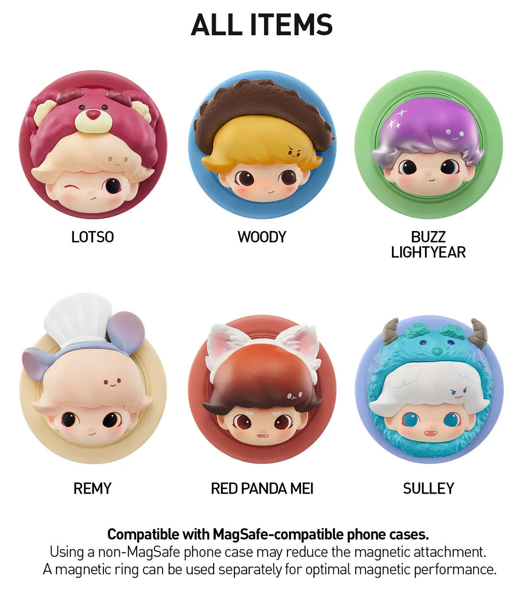 POP MART DIMOO WORLDx PIXAR Series - Magnetic Phone Holder Confirmed Authentic