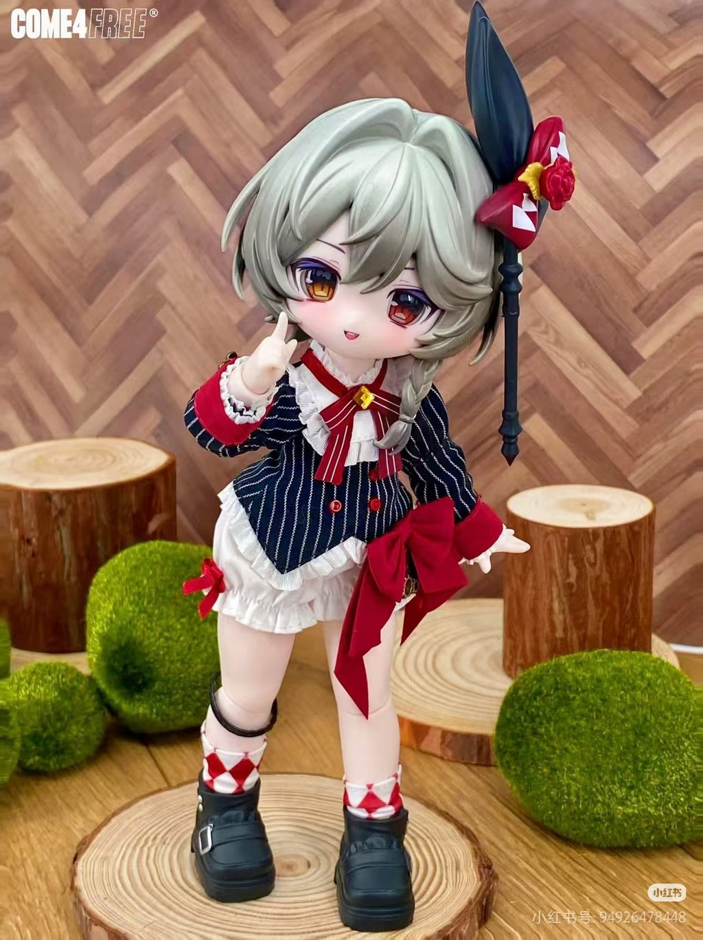 6Pcs Come4Free Bunny Dream Box 8In Bjd Dolls Dressable Action Figures In Stock