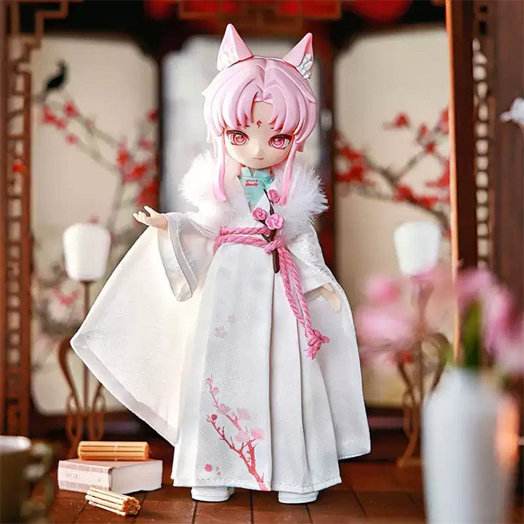 6Pcs Ta Feng Yin 18.5m/7.2in Bjd Dolls Dressable Action Figures Official Gift