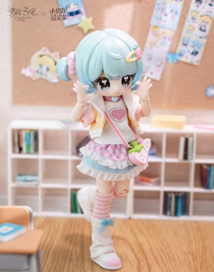 Unveiled Door Daughter Holiday Girl The Key Collection 16.8cm/6.6In Bjd Doll