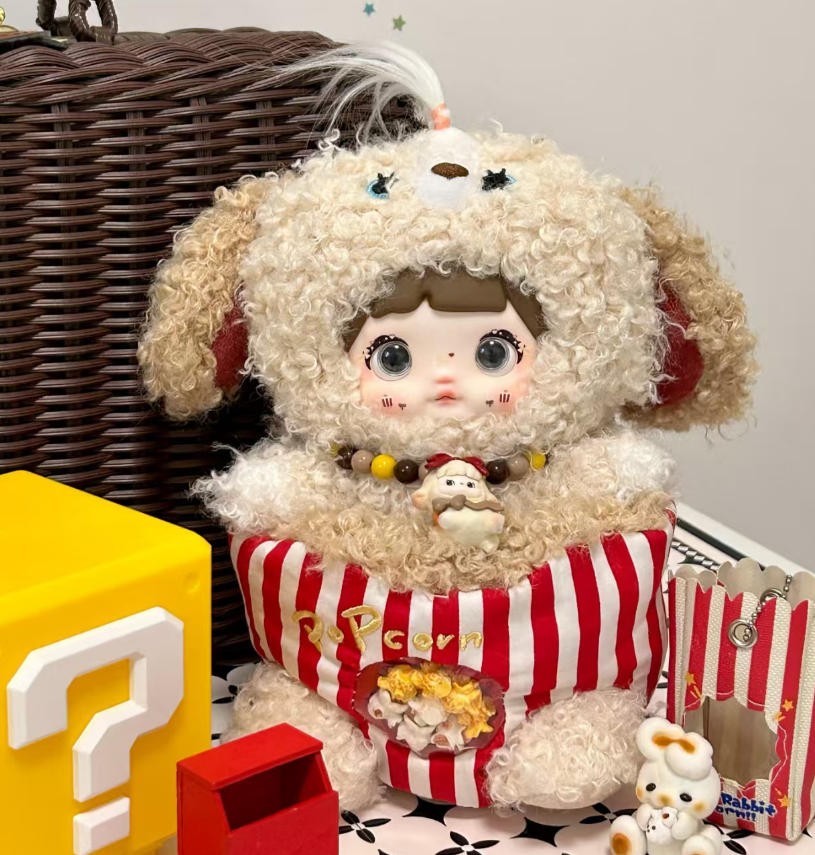 Nommi Puppy Popcorn About The Childhood Plush Pendant Action Figure In Stock