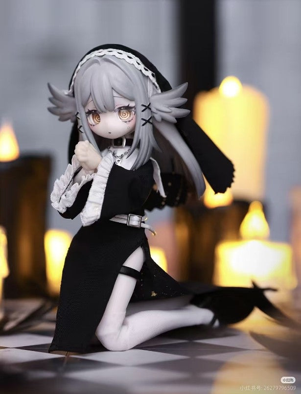Starry Night Nun Creaters's Essence 18cm/7In Bjd Dressable Action Figure Gift