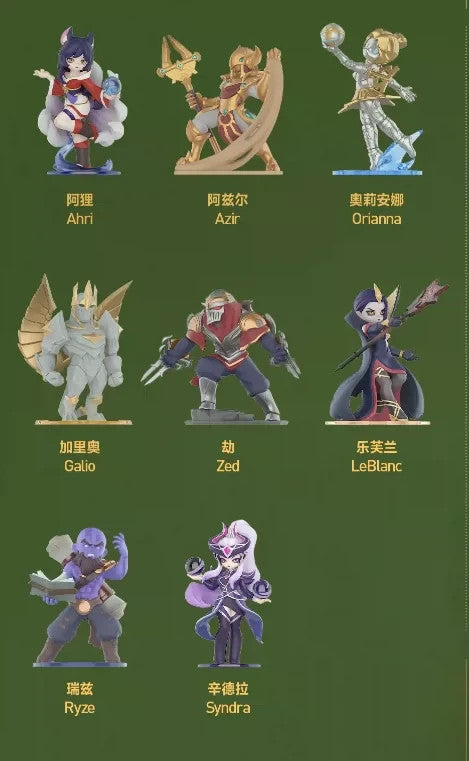 POP MART League of Legends Midlane Icons Series Figures Confirmed Blind Box Doll