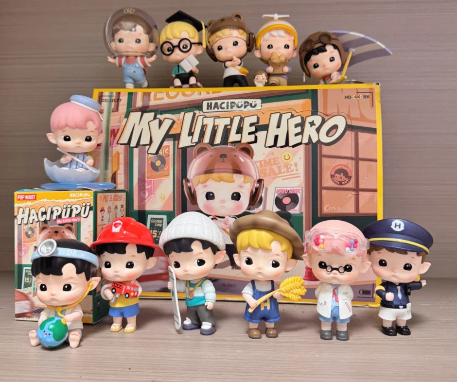 POP MART HACIPUPU My Little Hero Series Blind Box Confirmed Figure Hot Toys Gift