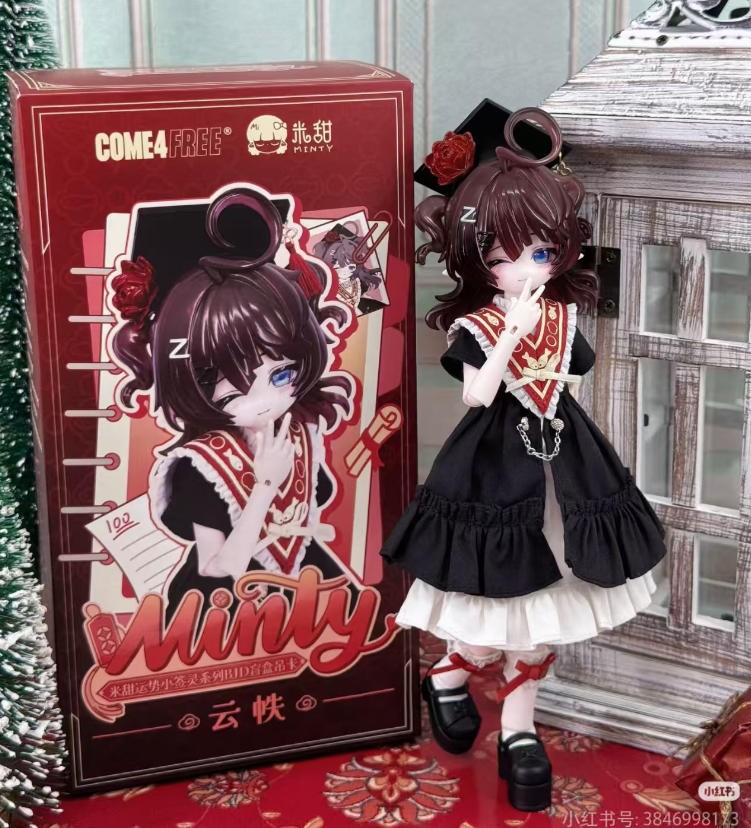 Come4Free YunZhi Overachiever Draw Lots Spirit Hang Card Bjd Action Figure Gift