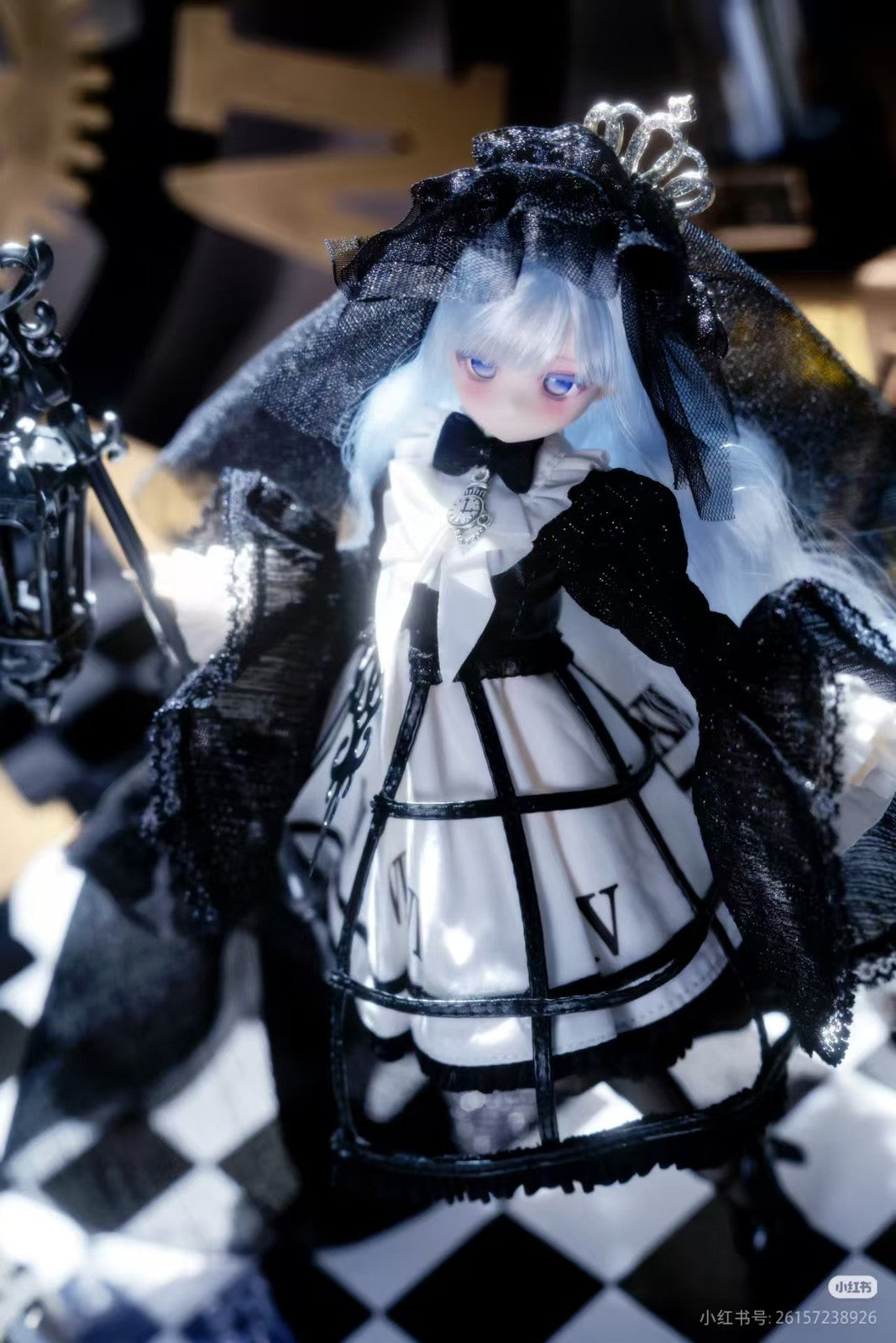 6Pcs Momernt Aperture Music Box 28.5cm/11.2In Bjd Dressable Action Figures Gift