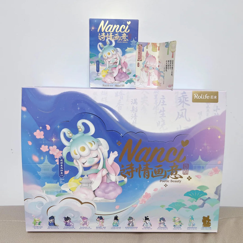 Rolife Nanci Poetic Beauty Series Blind Box Confirmed Figure Art Toy Hot Gift