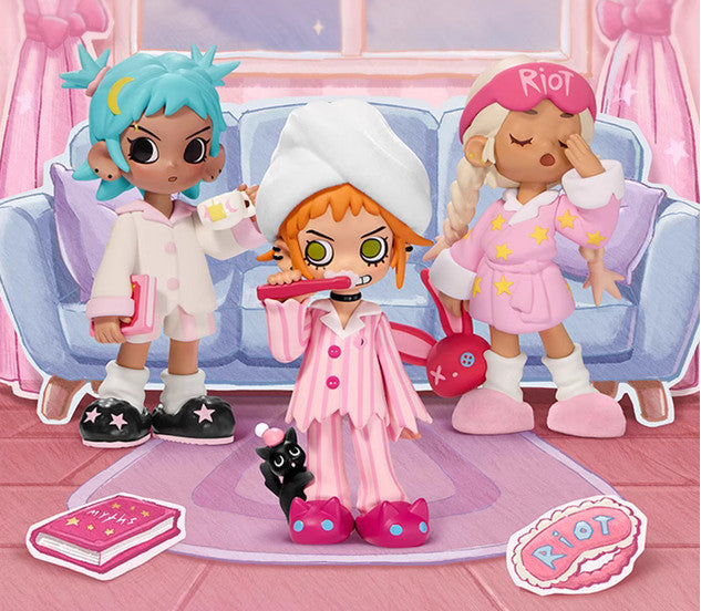 Authentic Lil Peach Riot Sleep Over Series Blind Box Confirmed Toy New 2025