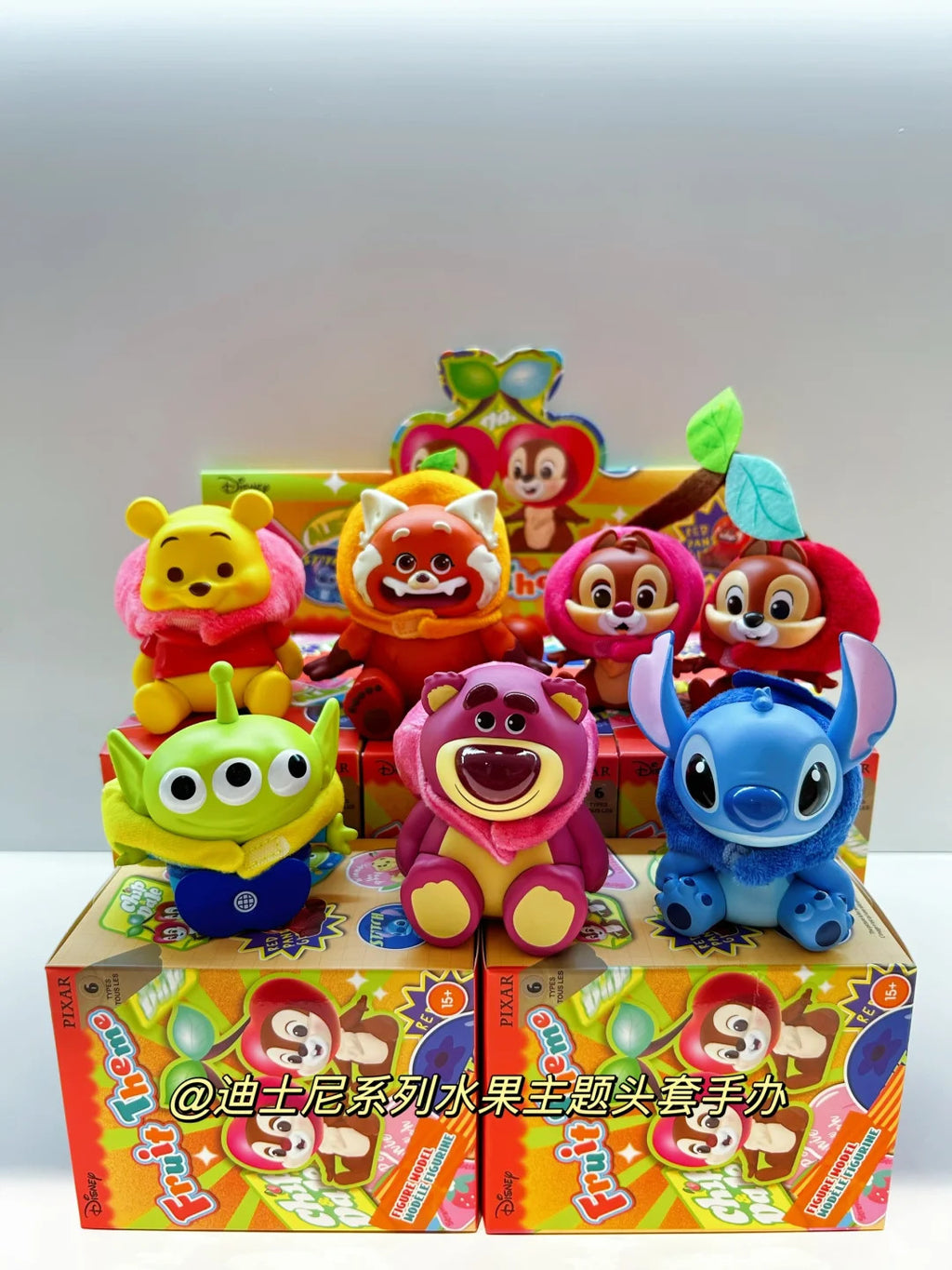 MINISO Disney Fruit Headgear Series Confirmed Blind Box Figure New Toys Hot Gift