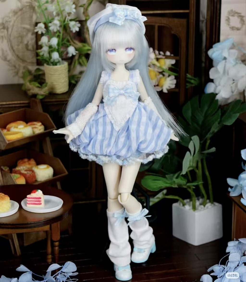 Momotale Sea Salt Coconut Milk Tea 8.6In Bjd Dressable Action Figure In Stock