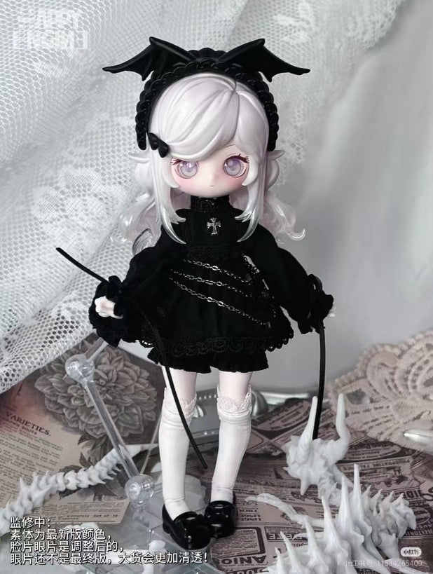 Skull Bat Wing Luluel Story Bjd Dressable Action Figure