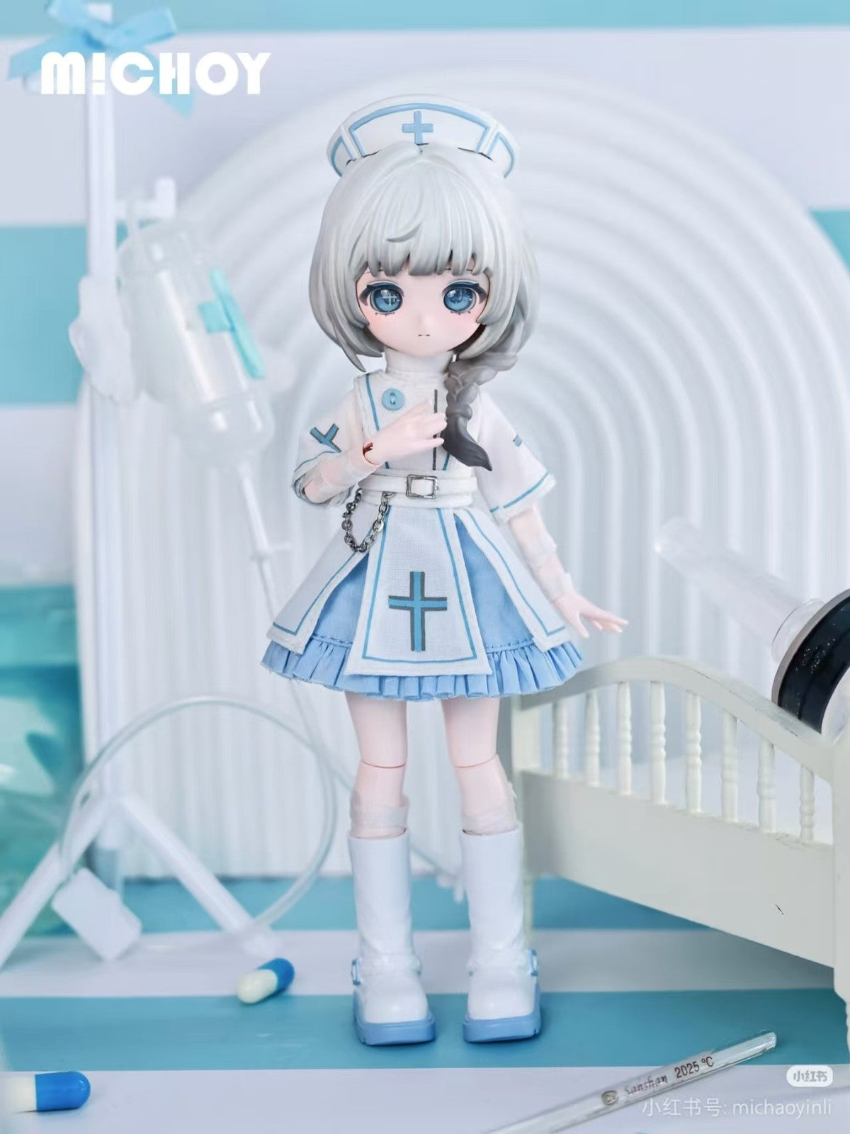 Michoy Healer Prologue of Doomsday 18cm/7In Bjd Dressable Action Figure Gift