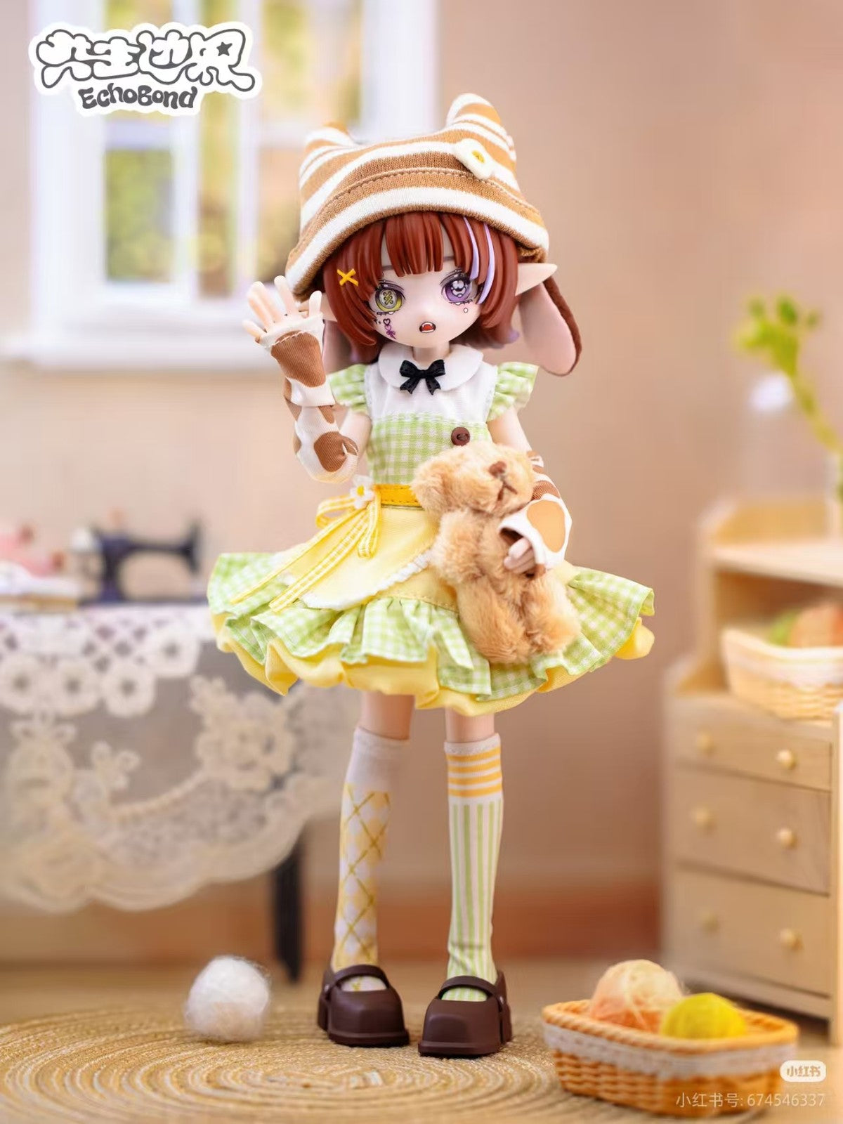 Pre-Sale Sparkjoy Dressmaker Mou Echo Bond 6.1" Bjd Dressable Action Figure Gift