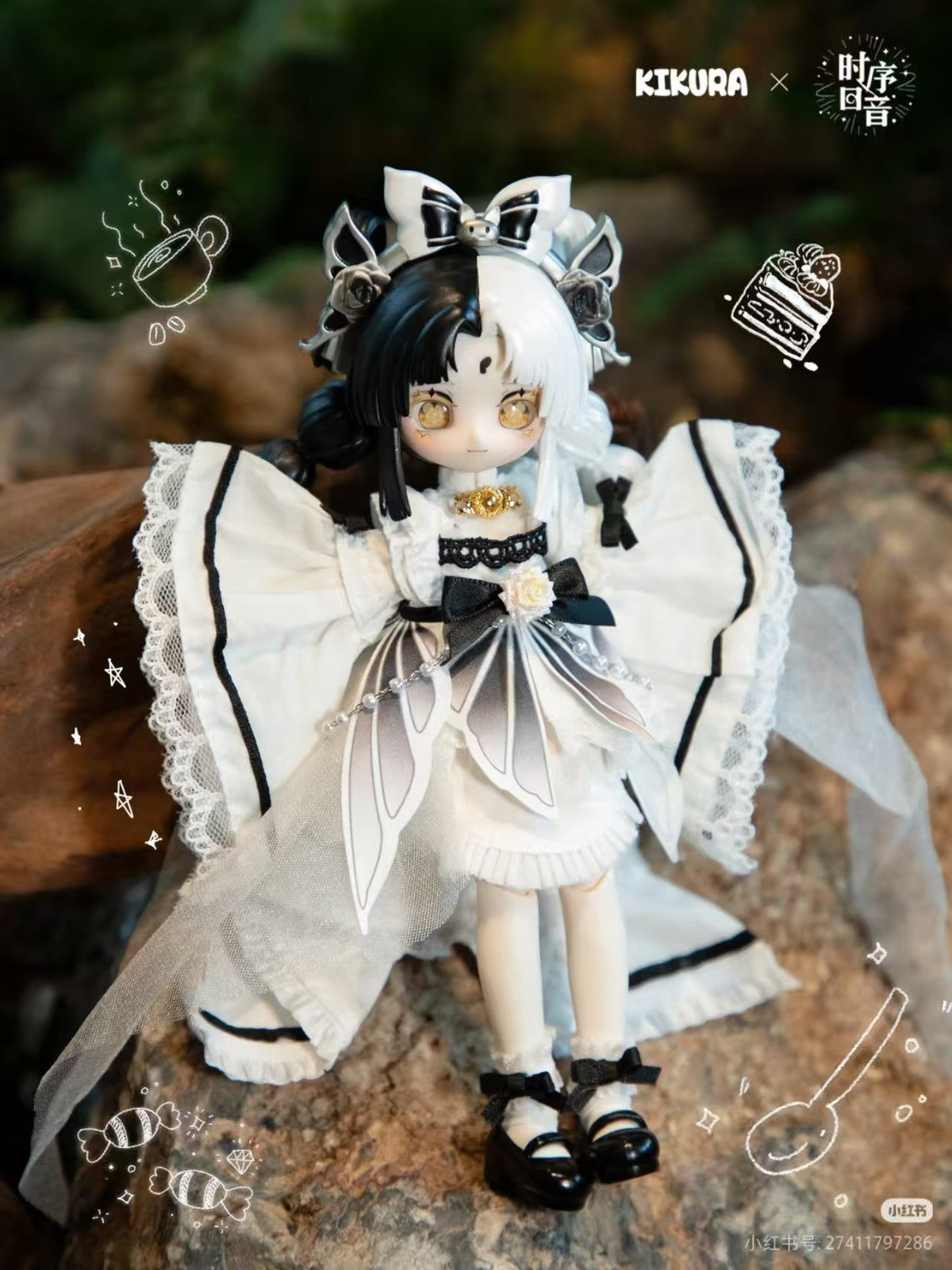 Wowloi Kikura Solar Terms Rose Mirror 17.8cm/7" Bjd Dressable Action Figure Gift